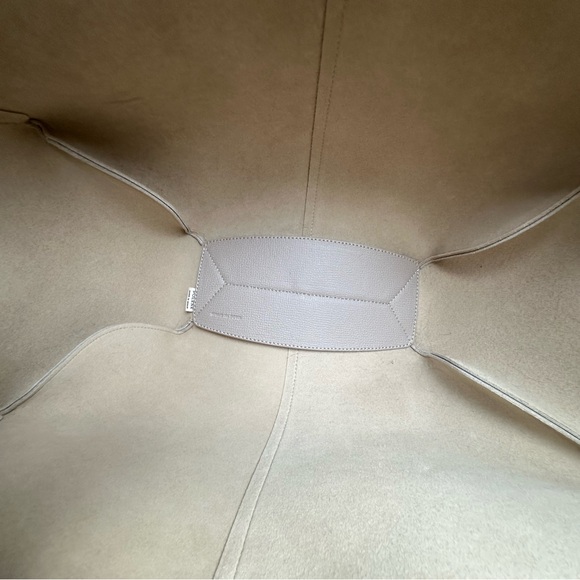 AUTHENTIC Polène Cyme Leather Bag - Taupe w/box, dust bag - Picture 7 of 13